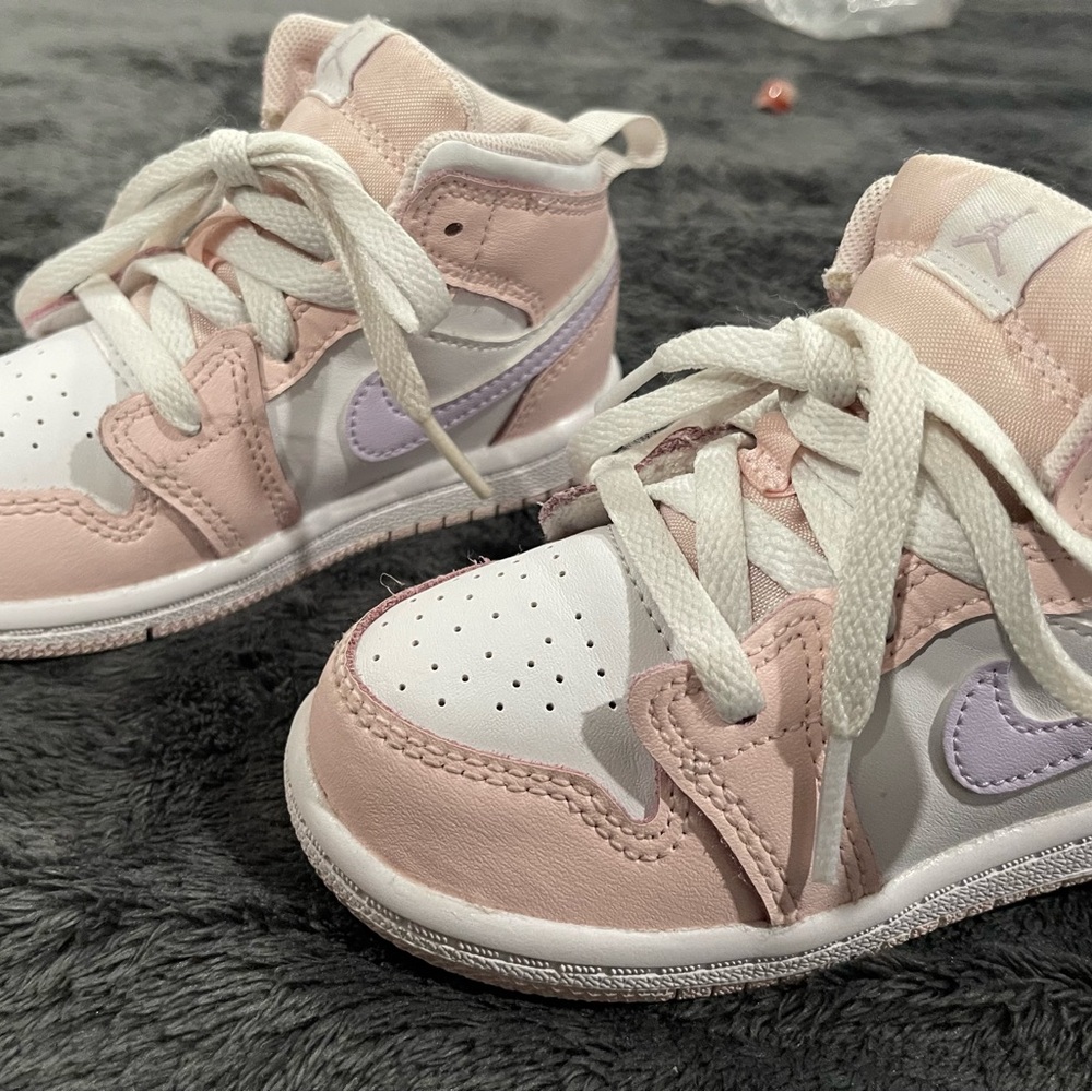 Kids Pink and Purple Sneakers size 7C